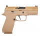 Страйкбольный пистолет WE SIG SAUER P-320 M18 металл, GBB арт.: WE-F008-TAN